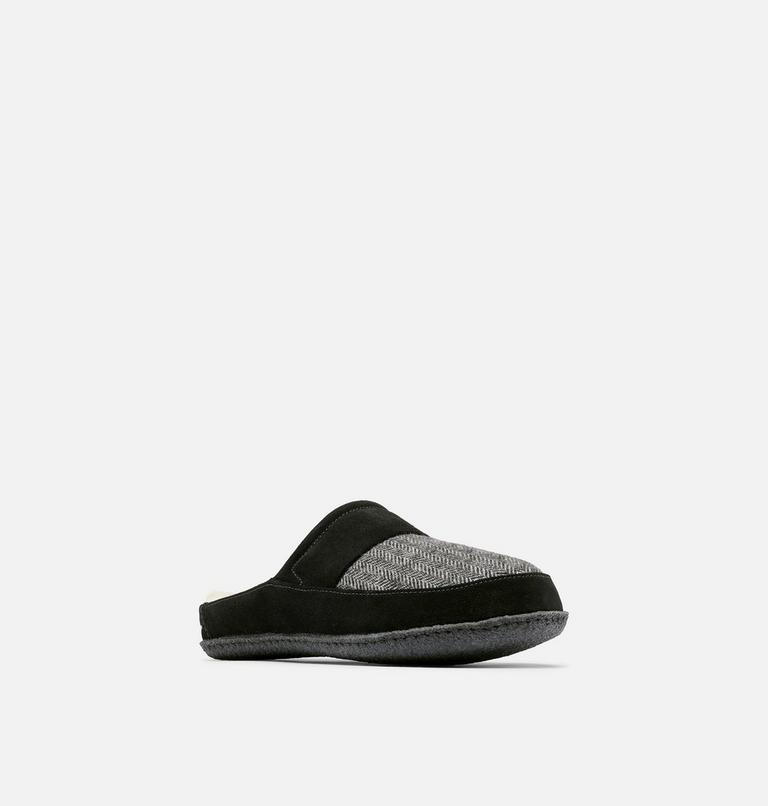 FALCON RIDGE II Scuff Men's Slipper, Color: Black, Jet, image 7