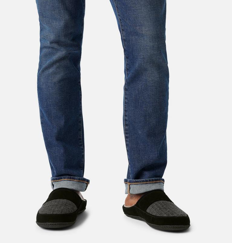 FALCON RIDGE II Scuff Men's Slipper, Color: Black, Jet, image 8