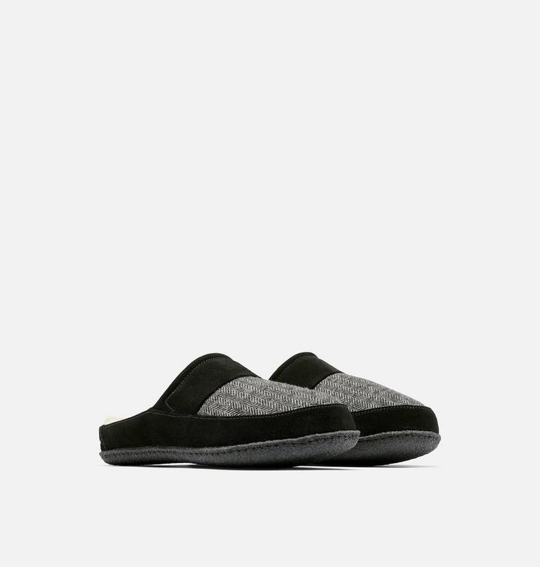 FALCON RIDGE II Scuff Men's Slipper, Color: Black, Jet, image 2