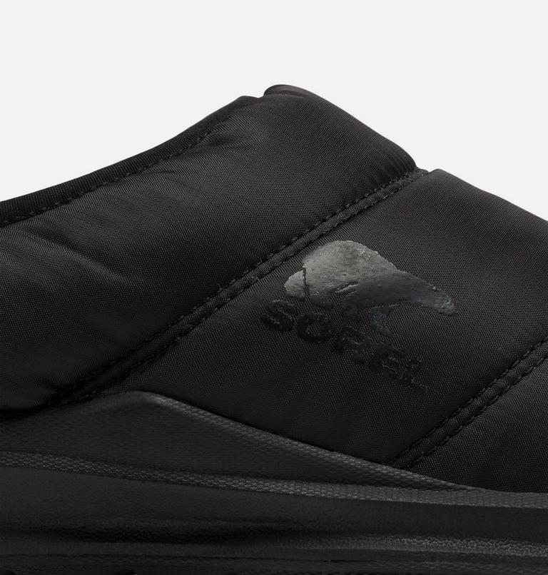 Men's ONA RMX Puffy Slip-On Mule, Color: Black, White, image 8