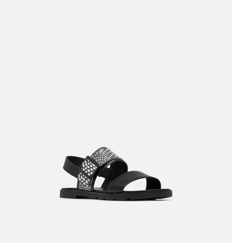 Women's Ella III Slingback Flat Sandal, Color: Black, Black, image 7