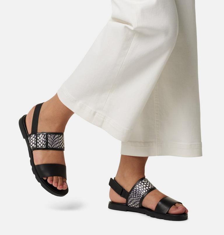 Women's Ella III Slingback Flat Sandal, Color: Black, Black, image 8