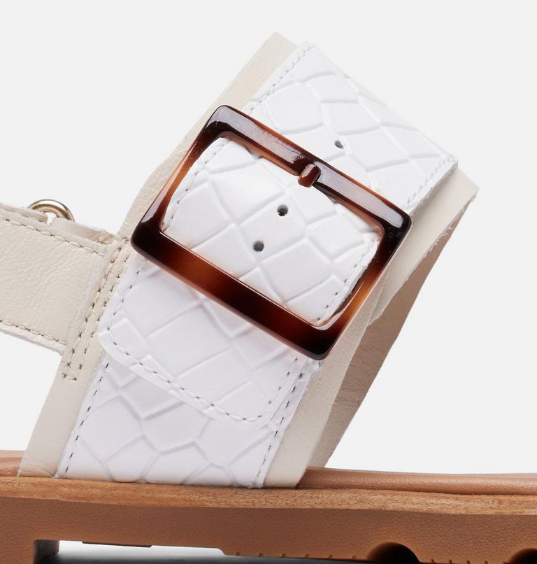 Women's Ella III Slingback Flat Sandal, Color: Chalk, Gum 2, image 11