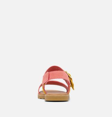 Women's Ella III Slingback Flat Sandal, Color: Coral Blossom, Gum 16, image 7