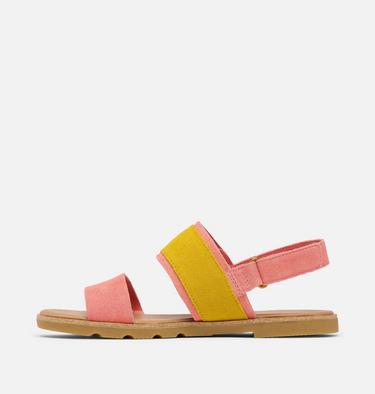 Women's Ella III Slingback Flat Sandal, Color: Coral Blossom, Gum 16, image 8