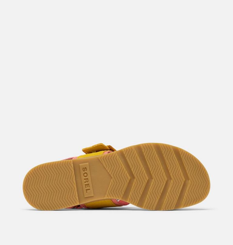 Women's Ella III Slingback Flat Sandal, Color: Coral Blossom, Gum 16, image 6