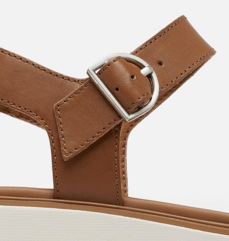 Sandales À Plateforme À Bride De Cheville DAYSPRING Pour Femmes, Color: Velvet Tan, Chalk, image 11