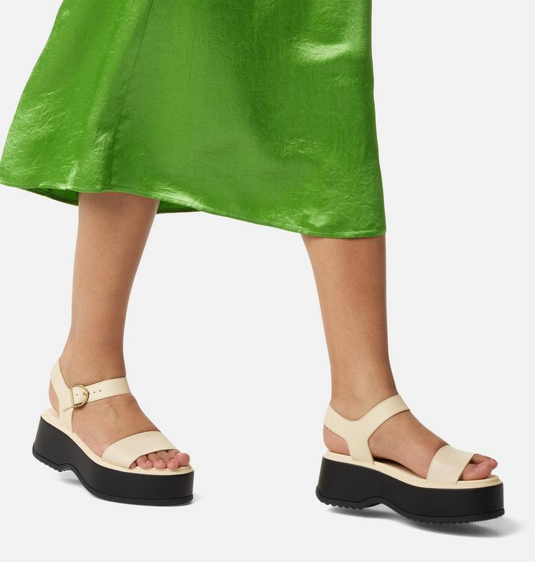 DAYSPRING� ANKLE STRAP SANDAL | 292 | 9.5, Color: Honey White, Black, image 8