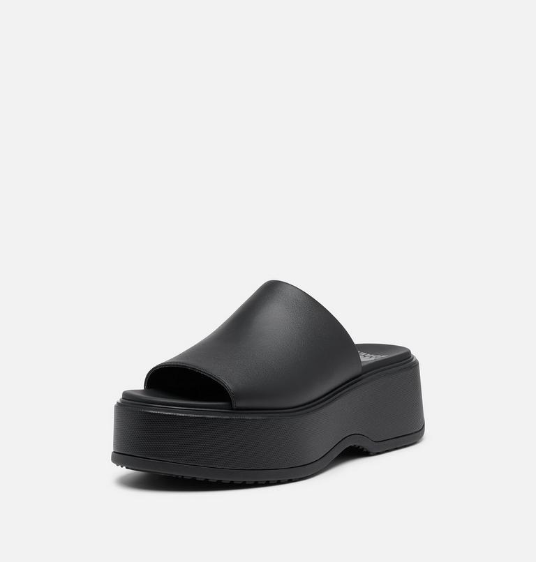 DAYSPRING Slide Women's Platform Sandal, Color: Black, Black, image 8