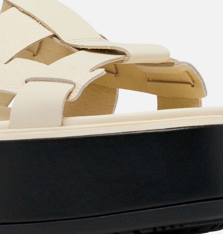 Sandales À Plateforme DAYSPRING À Lacets Pour Femmes, Color: Honey White, Black, image 9