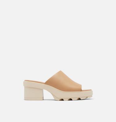 JOANIE Heel Slide Women's Sandal, Color: Honest Beige, Bleached Ceramic, image 5