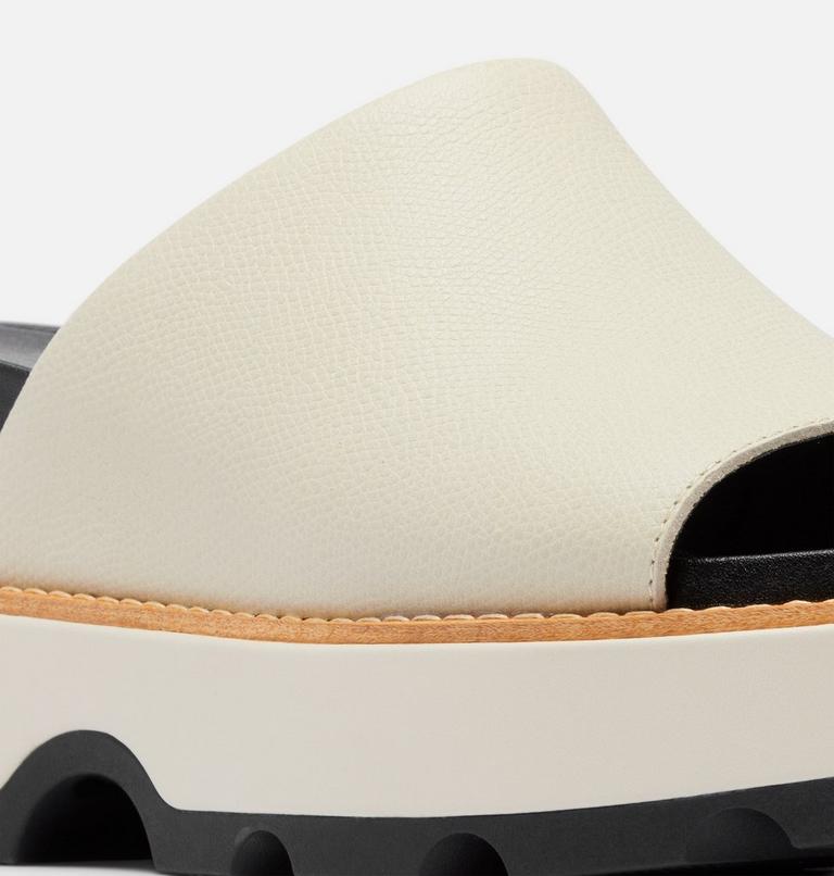 Sandales Compensées À Enfiler JOANIE IV Pour Femmes, Color: Chalk, Black, image 9