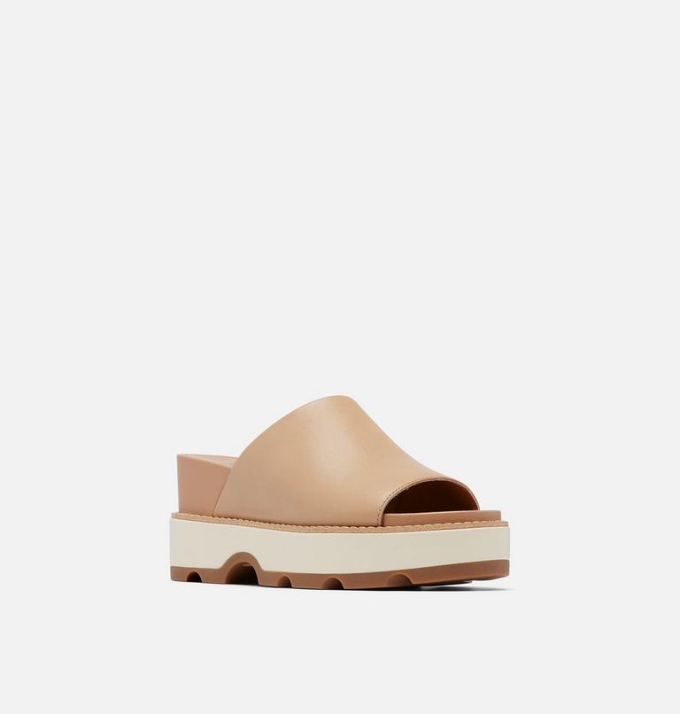 Sandales Compensées À Enfiler JOANIE IV Pour Femmes, Color: Honest Beige, Gum, image 7