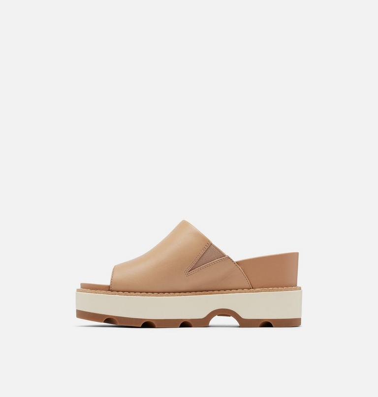 Sandales Compensées À Enfiler JOANIE IV Pour Femmes, Color: Honest Beige, Gum, image 4