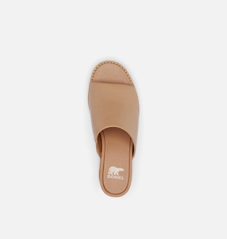 Sandales Compensées À Enfiler JOANIE IV Pour Femmes, Color: Honest Beige, Gum, image 5