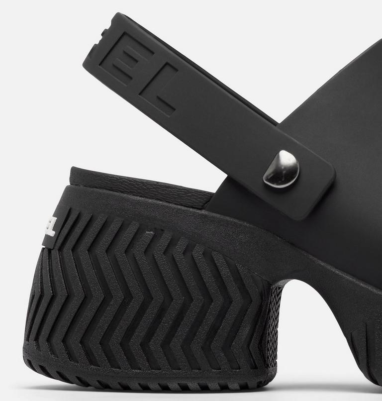 ONA Streetworks Heel Women's Clog, Color: Black, Sea Salt, image 9