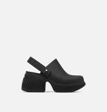 ONA Streetworks Heel Women's Clog, Color: Black, Sea Salt, image 1