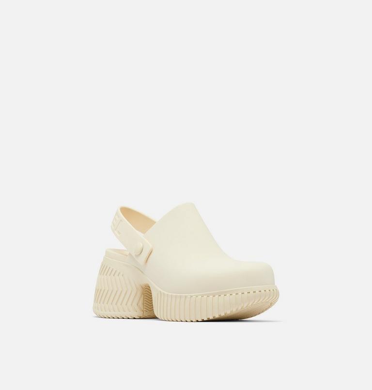 ONA Streetworks Heel Women's Clog, Color: Honey White, Sea Salt, image 7