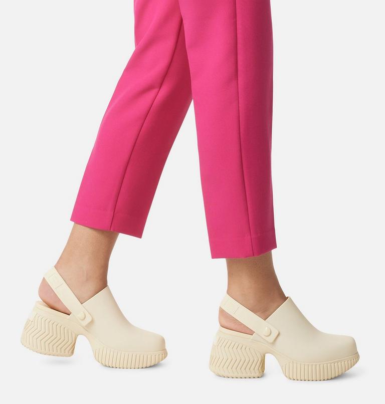 ONA Streetworks Heel Women's Clog, Color: Honey White, Sea Salt, image 8