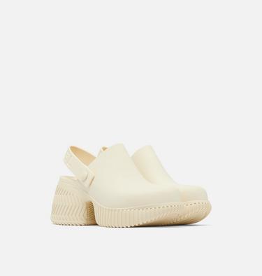 ONA Streetworks Heel Women's Clog, Color: Honey White, Sea Salt, image 2