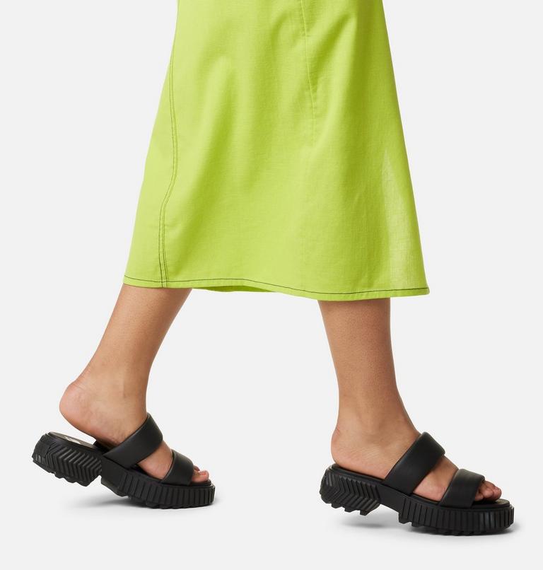 ONA� STREETWORKS SLIDE MID SANDAL | 010 | 11, Color: Black, Chalk, image 8