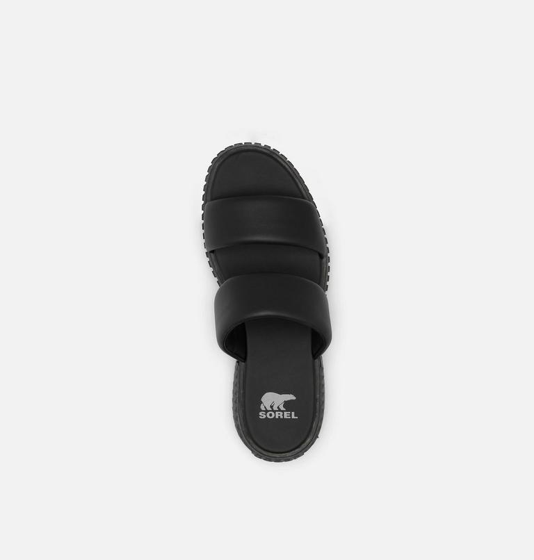 ONA� STREETWORKS SLIDE MID SANDAL | 010 | 11, Color: Black, Chalk, image 5