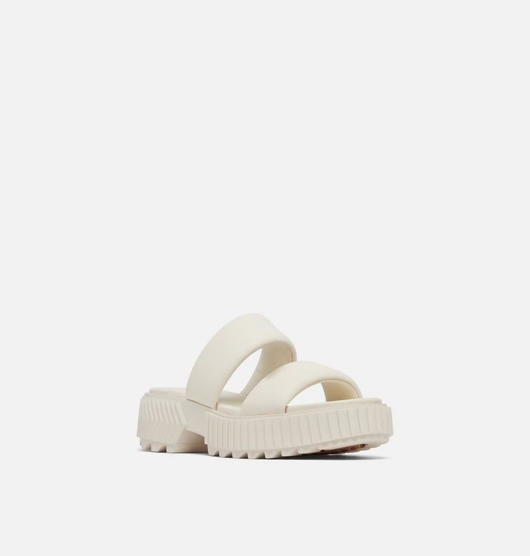 ONA� STREETWORKS SLIDE MID SANDAL | 191 | 9.5, Color: Chalk, Chalk, image 7