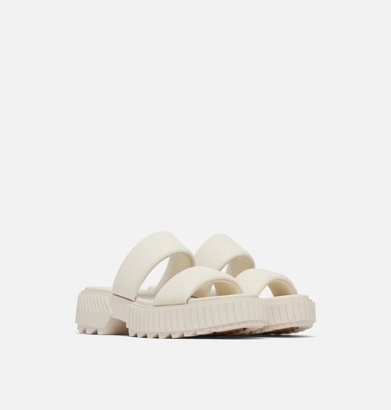 ONA� STREETWORKS SLIDE MID SANDAL | 191 | 9.5, Color: Chalk, Chalk, image 2