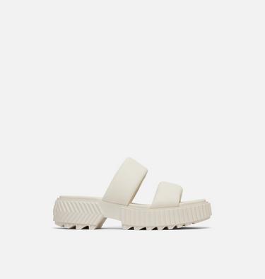 ONA Streetworks Slide Mid Women's Flat Sandal, Color: Chalk, Chalk, image 1