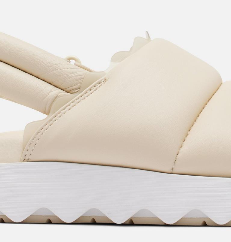 VIIBE Slingback Women's Flat Sandal, Color: Honey White, Sea Salt, image 9