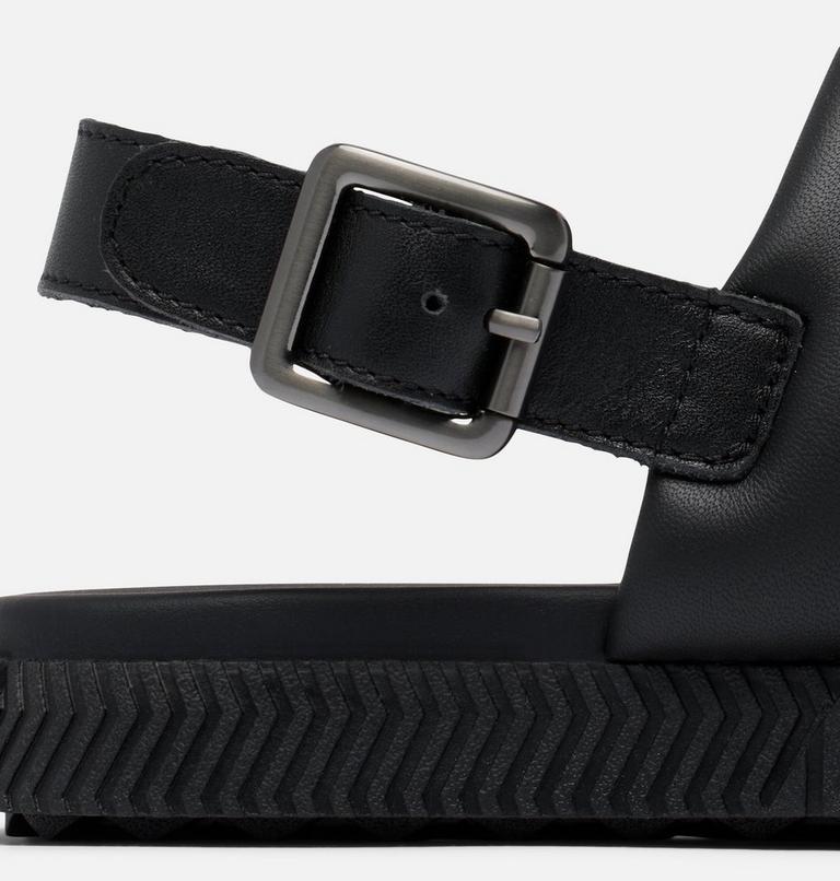 ONA� STREETWORKS GO-TO FLAT SANDAL | 010 | 10.5, Color: Black, Chalk, image 9