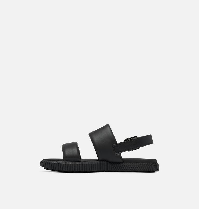 ONA� STREETWORKS GO-TO FLAT SANDAL | 010 | 10.5, Color: Black, Chalk, image 4