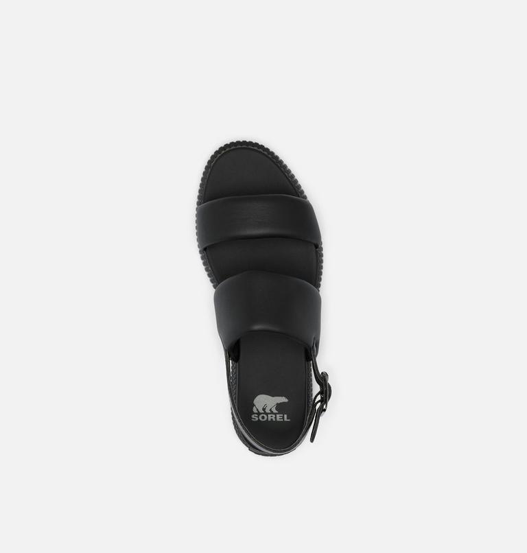 ONA� STREETWORKS GO-TO FLAT SANDAL | 010 | 10.5, Color: Black, Chalk, image 5