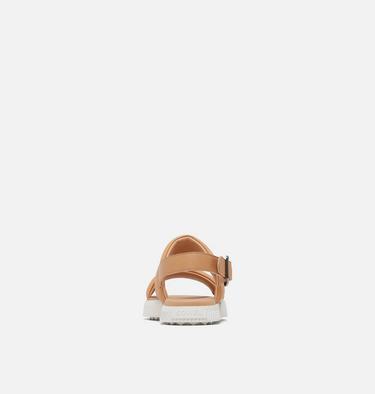 ONA Streetworks Go-To Women's Flat Sandal, Color: Honest Beige, Sea Salt, image 11
