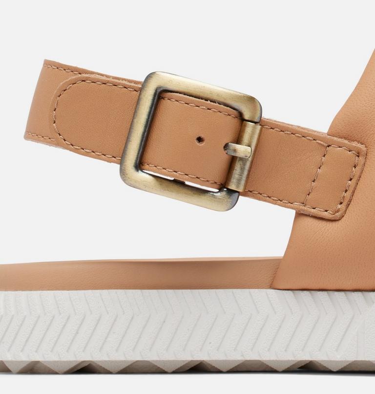 ONA Streetworks Go-To Women's Flat Sandal, Color: Honest Beige, Sea Salt, image 9