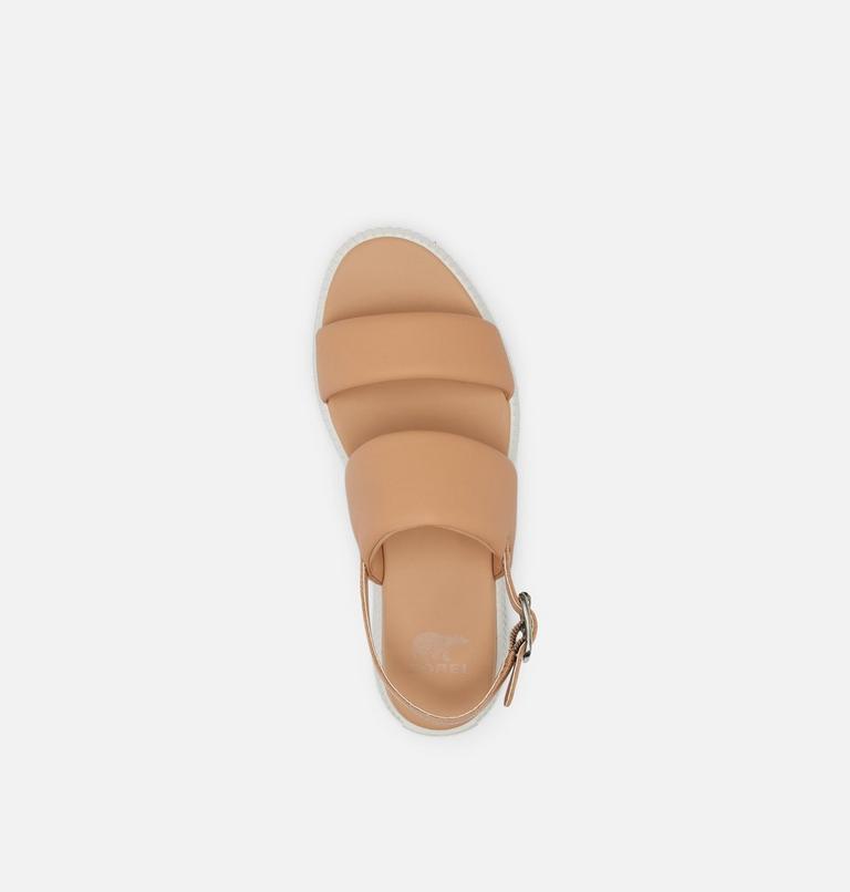ONA Streetworks Go-To Women's Flat Sandal, Color: Honest Beige, Sea Salt, image 5