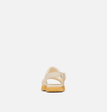 ONA Streetworks Go-To Women's Flat Sandal, Color: Honey White, Yellow Ray, image 3