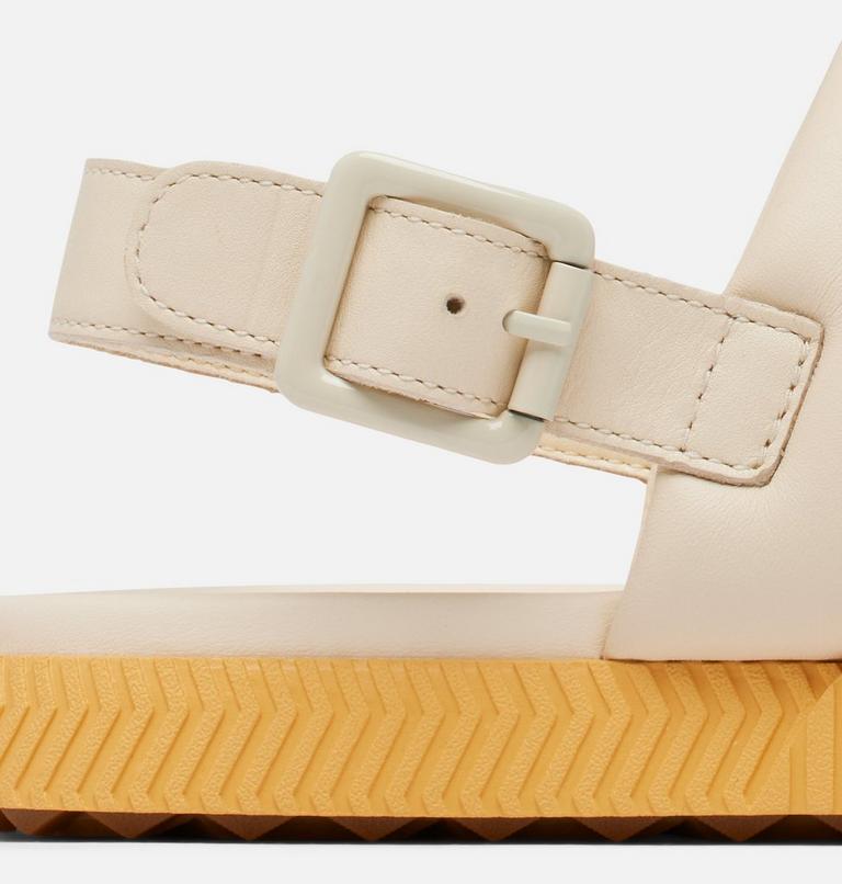 ONA Streetworks Go-To Women's Flat Sandal, Color: Honey White, Yellow Ray, image 9