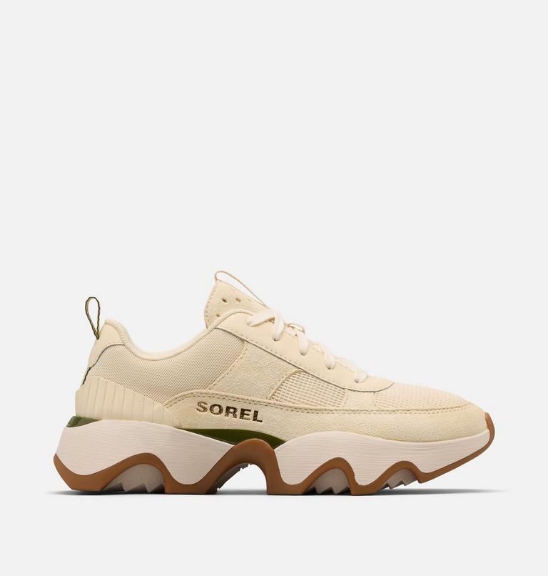 Women's Kinetic Impact II Wonder Lace Sneaker, Color: Honey White, Utility Green, image 1