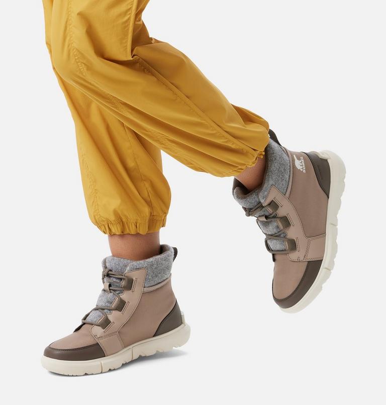 Women's Explorer Next Carnival Felt Waterproof Boot, Color: Omega Taupe, Major, image 7