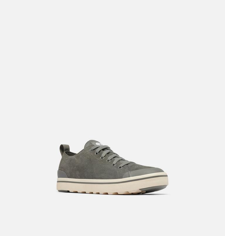 Men's Sorel Metro II Low Waterproof Sneaker, Color: Quarry, Chalk, image 5
