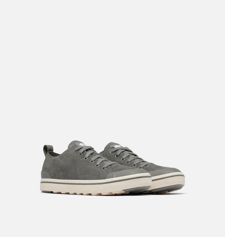 Men's Sorel Metro II Low Waterproof Sneaker, Color: Quarry, Chalk, image 2
