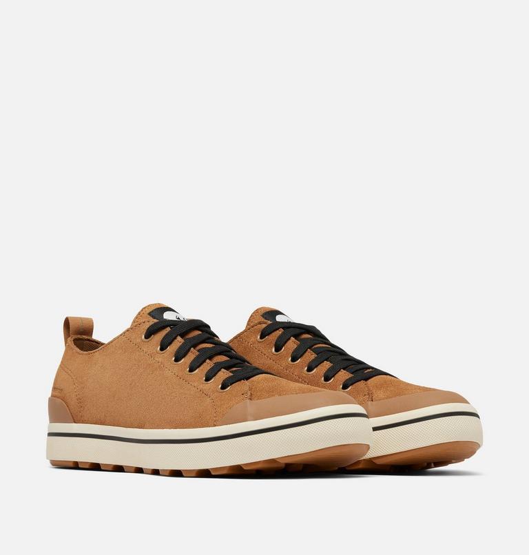 Men's Sorel Metro II Low Waterproof Sneaker, Color: Elk,Chalk, image 2