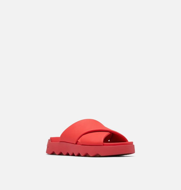 VIIBE� CRISSCROSS SLIDE | 617 | 5, Color: Red Glo, Gum, image 7