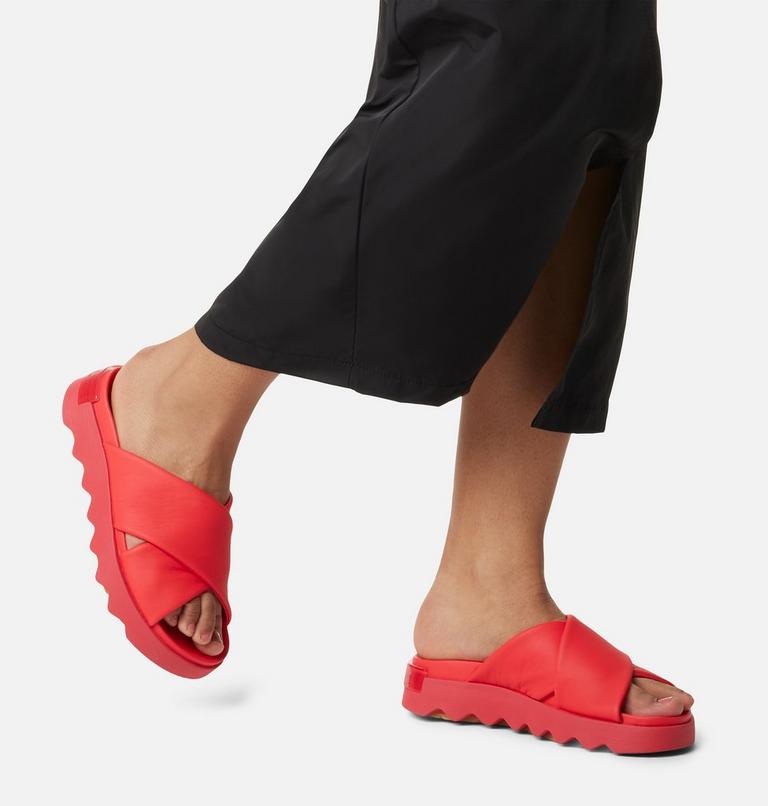 VIIBE� CRISSCROSS SLIDE | 617 | 5, Color: Red Glo, Gum, image 8