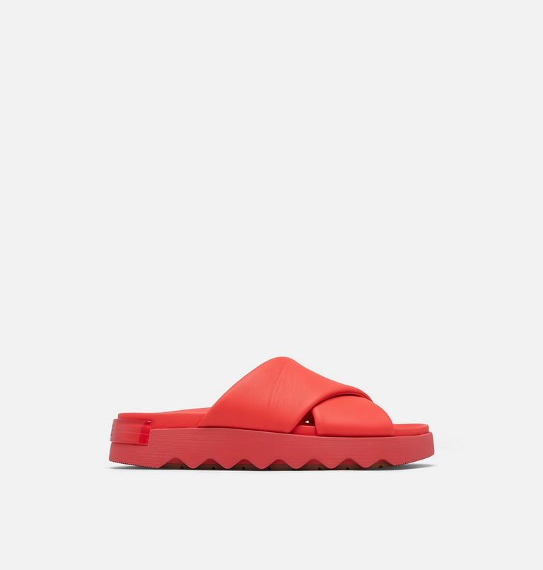 VIIBE� CRISSCROSS SLIDE | 617 | 5, Color: Red Glo, Gum, image 1