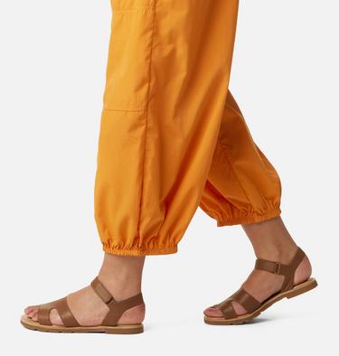 Women's Ella III Ankle Strap Flat Sandal, Color: Velvet Tan, Gum 2, image 4