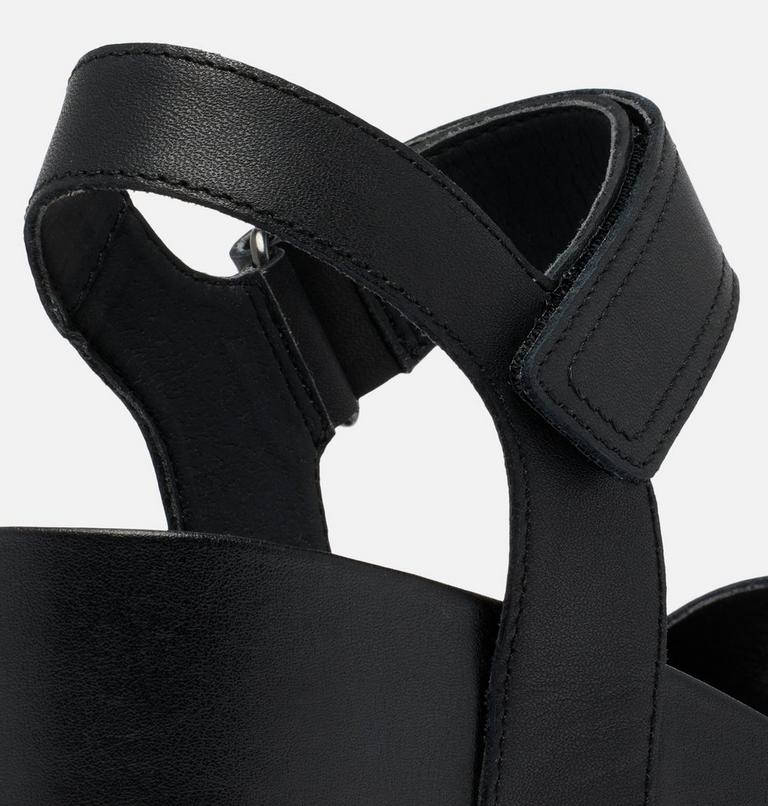 Women's Joanie IV Y Strap Wedge Sandal, Color: Black, Sea Salt, image 11