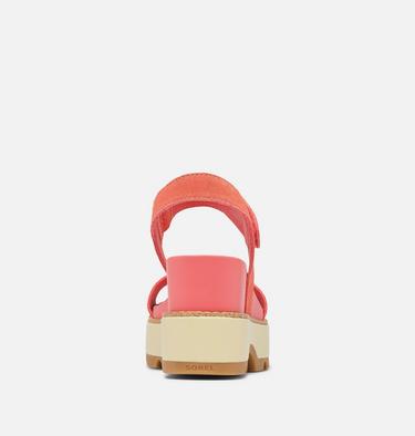 Women's Joanie IV Y Strap Wedge Sandal, Color: Coral Blossom, Gum 16, image 3