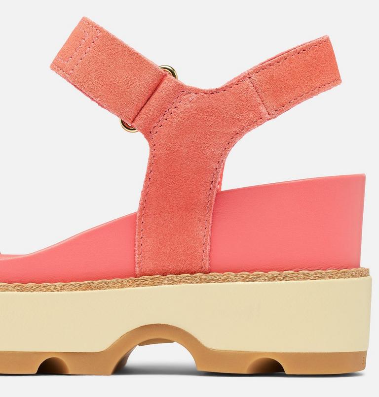 Women's Joanie IV Y Strap Wedge Sandal, Color: Coral Blossom, Gum 16, image 10